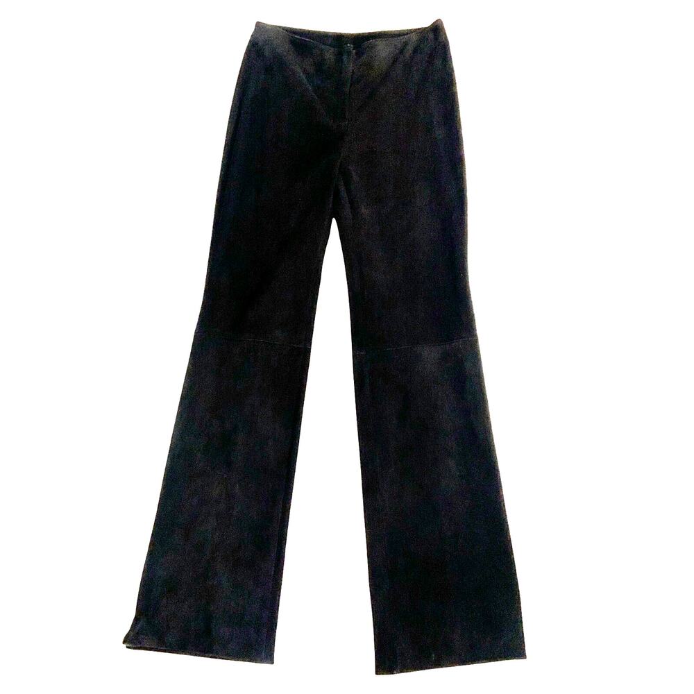 St. John Sport Vintage Suede Bootcut pants size 6